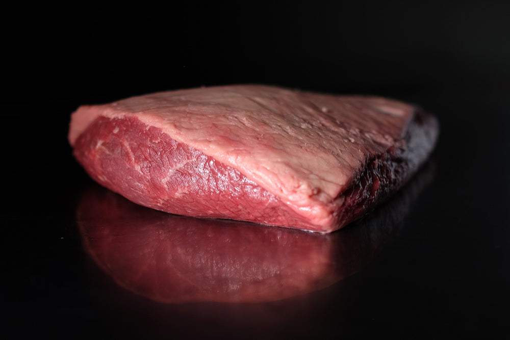 PURE BLACK ANGUS BARLEY FED RUMP CAP/PICANHA MB2+
